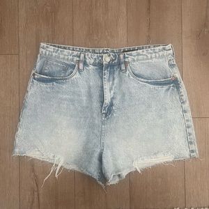 BlankNYC Light Wash Blue Jean Shorts